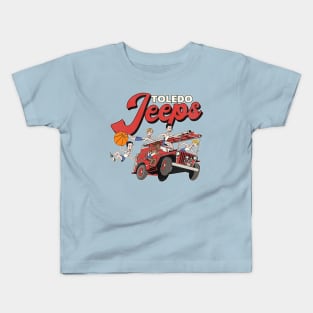 Defunct Toledo Jeeps Basketball Team Kids T-Shirt